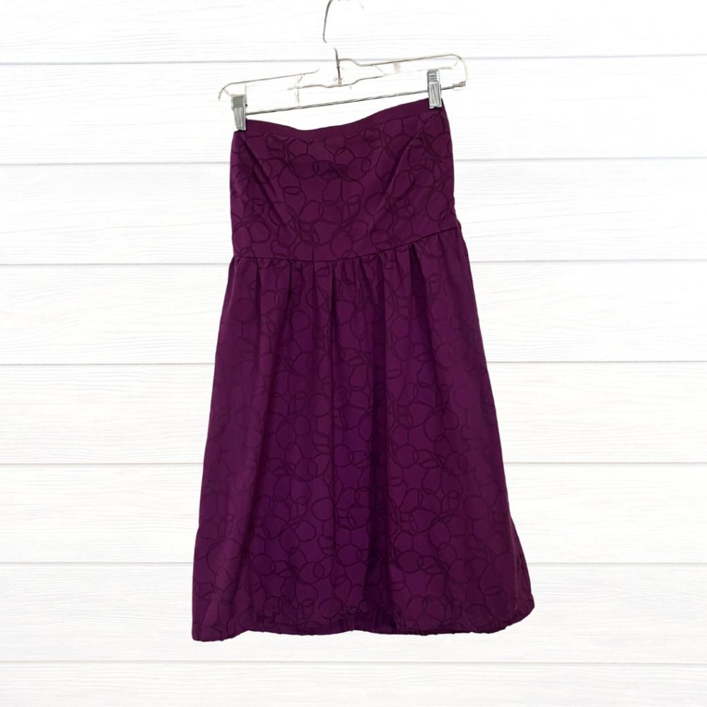 Lole strapless dress in plum